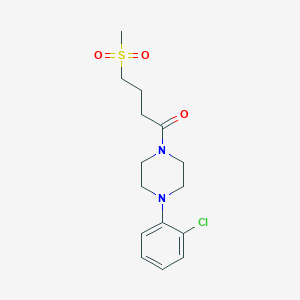 1-[4-(2-Chlorophenyl)piperazin-1-yl]-4-methylsulfonylbutan-1-one