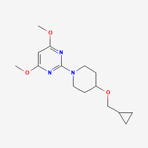 2-[4-(Cyclopropylmethoxy)piperidin-1-yl]-4,6-dimethoxypyrimidine