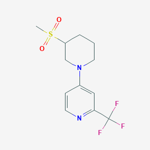 4-(3-Methylsulfonylpiperidin-1-yl)-2-(trifluoromethyl)pyridine