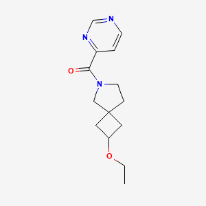 (2-Ethoxy-6-azaspiro[3.4]octan-6-yl)-pyrimidin-4-ylmethanone