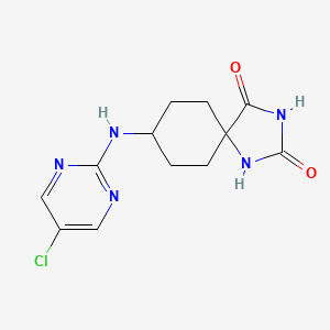 8-[(5-Chloropyrimidin-2-yl)amino]-1,3-diazaspiro[4.5]decane-2,4-dione