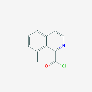 molecular formula C11H8ClNO B070658 8-Methylisoquinoline-1-carbonyl chloride CAS No. 174873-76-8