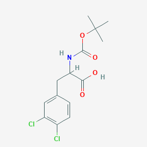 3-(3,4-dichlorophenyl)-2-[(2-methylpropan-2-yl)oxycarbonylamino]propanoic Acid