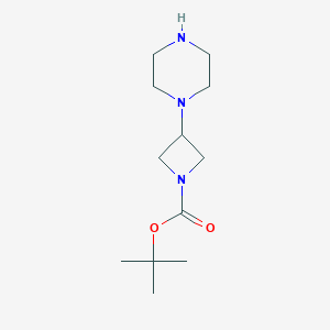 Tert-butyl 3-(piperazin-1-yl)azetidine-1-carboxylate