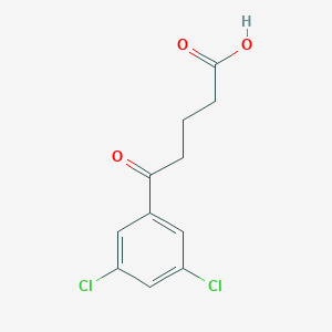 molecular formula C11H10Cl2O3 B070748 5-(3,5-二氯苯基)-5-氧代戊酸 CAS No. 172168-00-2