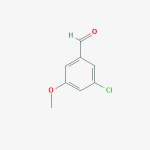 molecular formula C8H7ClO2 B070759 3-氯-5-甲氧基苯甲醛 CAS No. 164650-68-4