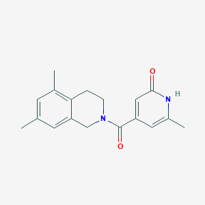 4-(5,7-dimethyl-3,4-dihydro-1H-isoquinoline-2-carbonyl)-6-methyl-1H-pyridin-2-one