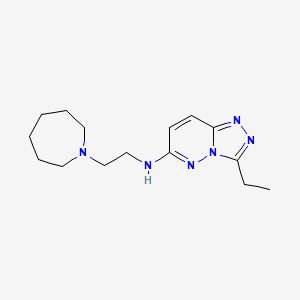 N-[2-(azepan-1-yl)ethyl]-3-ethyl-[1,2,4]triazolo[4,3-b]pyridazin-6-amine