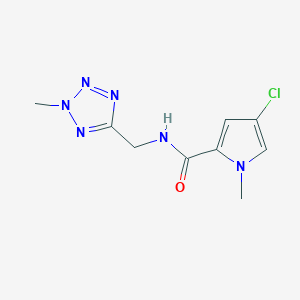 4-chloro-1-methyl-N-[(2-methyltetrazol-5-yl)methyl]pyrrole-2-carboxamide