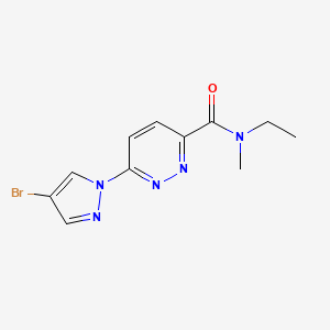 6-(4-bromopyrazol-1-yl)-N-ethyl-N-methylpyridazine-3-carboxamide