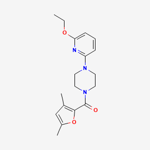 (3,5-Dimethylfuran-2-yl)-[4-(6-ethoxypyridin-2-yl)piperazin-1-yl]methanone