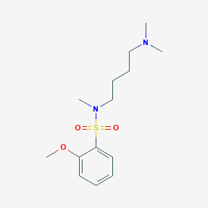 N-[4-(dimethylamino)butyl]-2-methoxy-N-methylbenzenesulfonamide