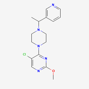 5-Chloro-2-methoxy-4-[4-(1-pyridin-3-ylethyl)piperazin-1-yl]pyrimidine