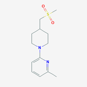 2-Methyl-6-[4-(methylsulfonylmethyl)piperidin-1-yl]pyridine