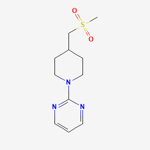 2-[4-(Methylsulfonylmethyl)piperidin-1-yl]pyrimidine