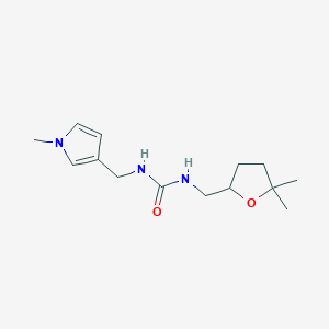 1-[(5,5-Dimethyloxolan-2-yl)methyl]-3-[(1-methylpyrrol-3-yl)methyl]urea