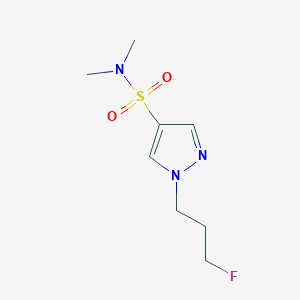 1-(3-fluoropropyl)-N,N-dimethylpyrazole-4-sulfonamide