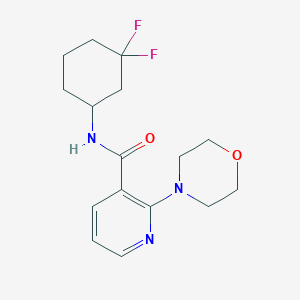 N-(3,3-difluorocyclohexyl)-2-morpholin-4-ylpyridine-3-carboxamide