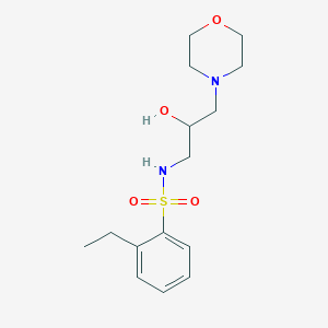 2-ethyl-N-(2-hydroxy-3-morpholin-4-ylpropyl)benzenesulfonamide