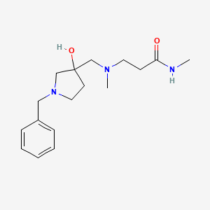 3-[(1-benzyl-3-hydroxypyrrolidin-3-yl)methyl-methylamino]-N-methylpropanamide