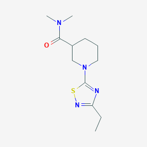 1-(3-ethyl-1,2,4-thiadiazol-5-yl)-N,N-dimethylpiperidine-3-carboxamide