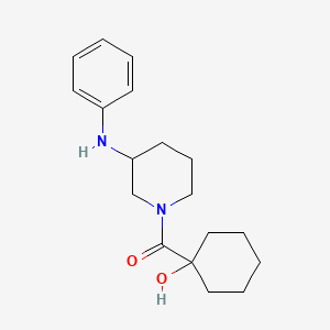 (3-Anilinopiperidin-1-yl)-(1-hydroxycyclohexyl)methanone