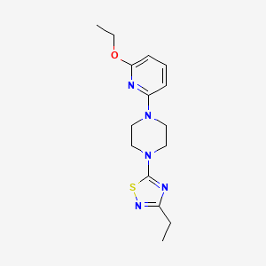 5-[4-(6-Ethoxypyridin-2-yl)piperazin-1-yl]-3-ethyl-1,2,4-thiadiazole