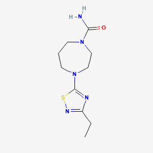 4-(3-Ethyl-1,2,4-thiadiazol-5-yl)-1,4-diazepane-1-carboxamide