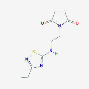 1-[2-[(3-Ethyl-1,2,4-thiadiazol-5-yl)amino]ethyl]pyrrolidine-2,5-dione