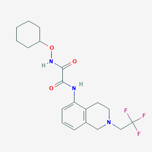 N'-cyclohexyloxy-N-[2-(2,2,2-trifluoroethyl)-3,4-dihydro-1H-isoquinolin-5-yl]oxamide