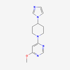 4-(4-Imidazol-1-ylpiperidin-1-yl)-6-methoxypyrimidine