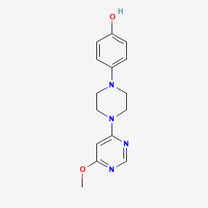 4-[4-(6-Methoxypyrimidin-4-yl)piperazin-1-yl]phenol