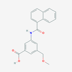 3-(Methoxymethyl)-5-(naphthalene-1-carbonylamino)benzoic acid