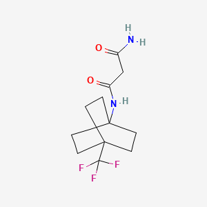 N'-[4-(trifluoromethyl)-1-bicyclo[2.2.2]octanyl]propanediamide