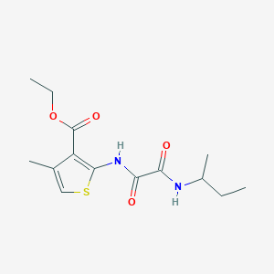 molecular formula C14H20N2O4S B7082808 Ethyl 2-[[2-(butan-2-ylamino)-2-oxoacetyl]amino]-4-methylthiophene-3-carboxylate 