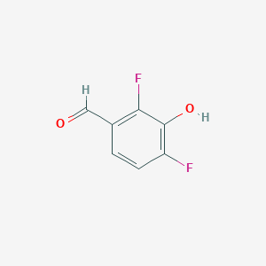 molecular formula C7H4F2O2 B070875 2,4-二氟-3-羟基苯甲醛 CAS No. 192927-69-8