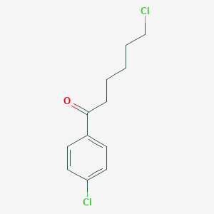molecular formula C12H14Cl2O B070880 6-Chloro-1-(4-chlorophenyl)-1-oxohexane CAS No. 188851-40-3