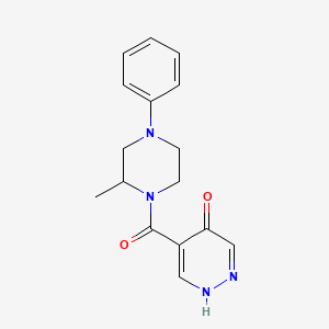 5-(2-methyl-4-phenylpiperazine-1-carbonyl)-1H-pyridazin-4-one