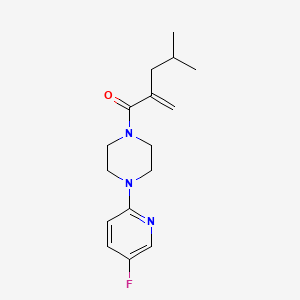 1-[4-(5-Fluoropyridin-2-yl)piperazin-1-yl]-4-methyl-2-methylidenepentan-1-one