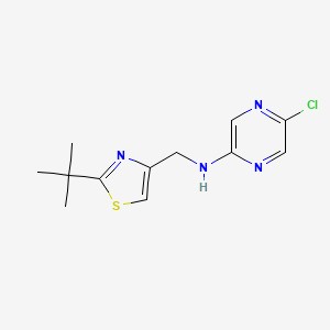 N-[(2-tert-butyl-1,3-thiazol-4-yl)methyl]-5-chloropyrazin-2-amine