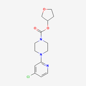 Oxolan-3-yl 4-(4-chloropyridin-2-yl)piperazine-1-carboxylate