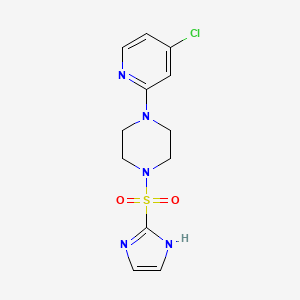 1-(4-chloropyridin-2-yl)-4-(1H-imidazol-2-ylsulfonyl)piperazine