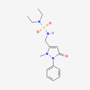 5-[(Diethylsulfamoylamino)methyl]-1-methyl-3-oxo-2-phenylpyrazole