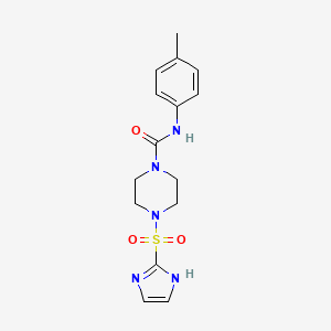 4-(1H-imidazol-2-ylsulfonyl)-N-(4-methylphenyl)piperazine-1-carboxamide