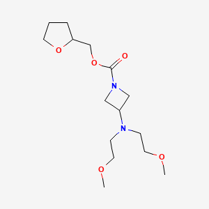 Oxolan-2-ylmethyl 3-[bis(2-methoxyethyl)amino]azetidine-1-carboxylate