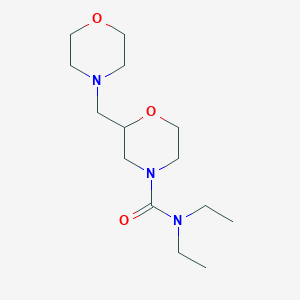 N,N-diethyl-2-(morpholin-4-ylmethyl)morpholine-4-carboxamide