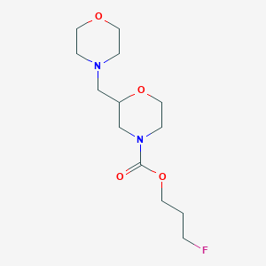 3-Fluoropropyl 2-(morpholin-4-ylmethyl)morpholine-4-carboxylate