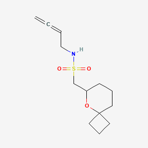 molecular formula C13H21NO3S B7093103 CID 132388998 