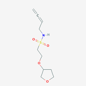 molecular formula C10H17NO4S B7093241 CID 132389034 