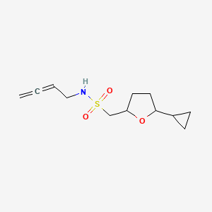 molecular formula C12H19NO3S B7093336 CID 132389058 